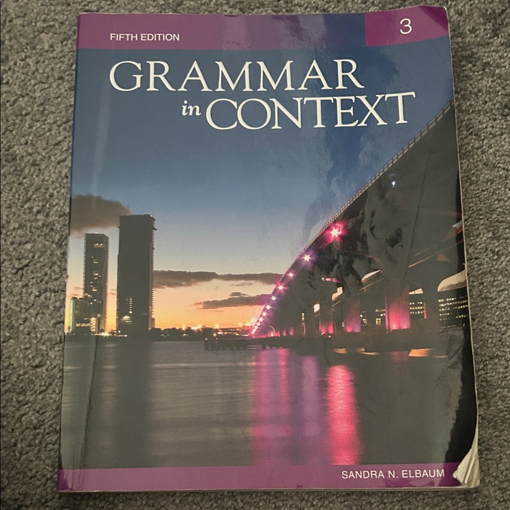 Grammar in Context 3 Textbook